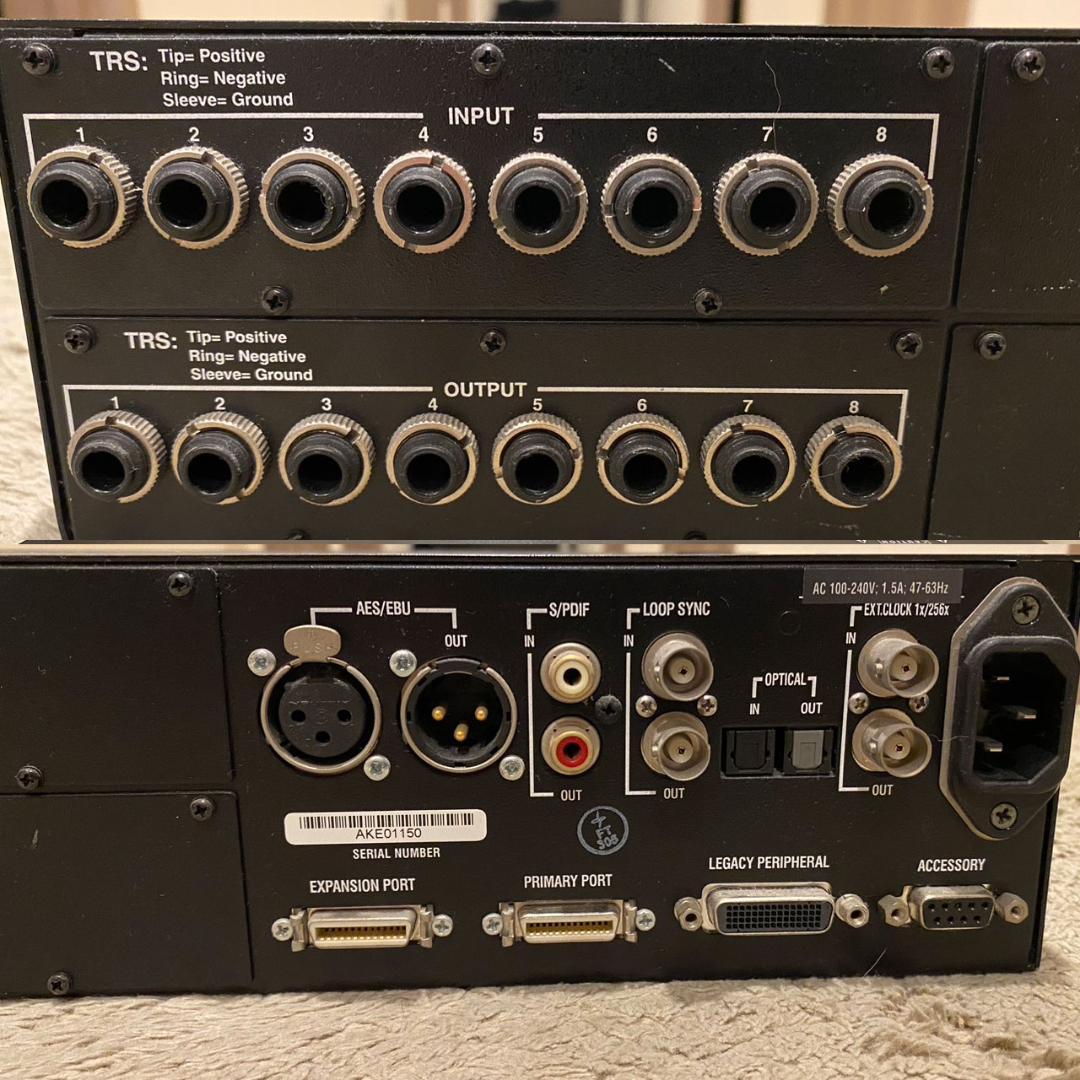 digidesign 96 i/o オーディオインターフェイス 簡易動作確認済