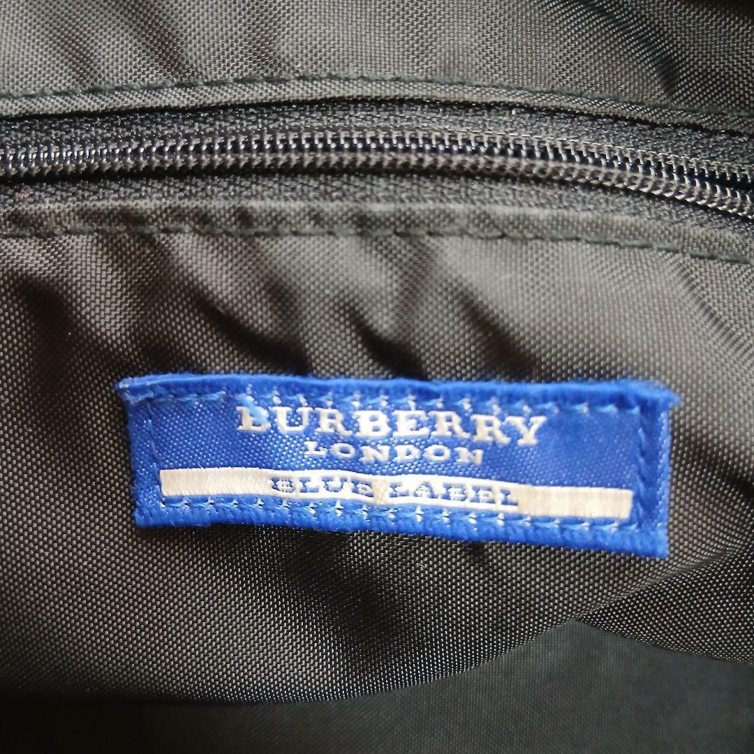 【BURBERRY BLUE LABEL】大容量ノバチェックハンドバッグ
