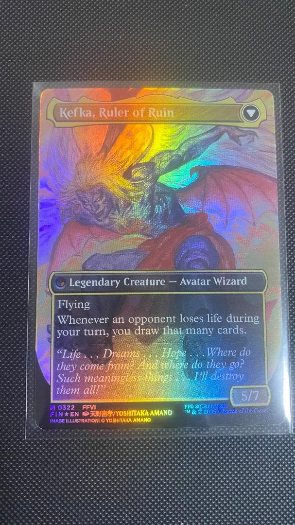 MTG 人造魔導士、ケフカ ボーダーレス版 foil 英語版