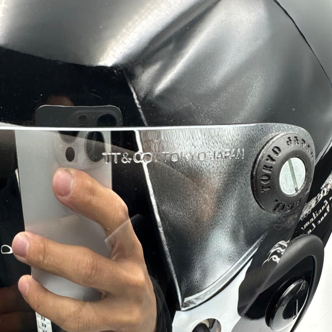 TT&CO ブラック ジェットヘルメット 収納袋付き
