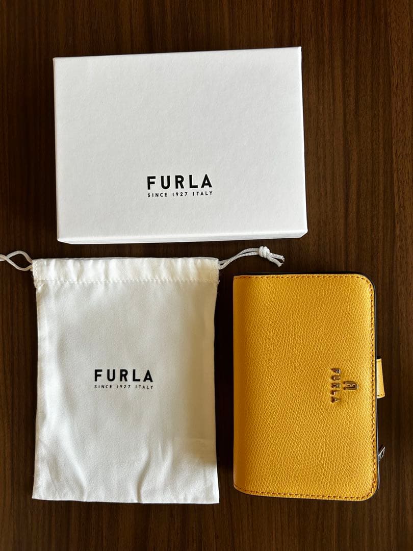 小物 FURLA CAMELIA M COMPACT YELLOW