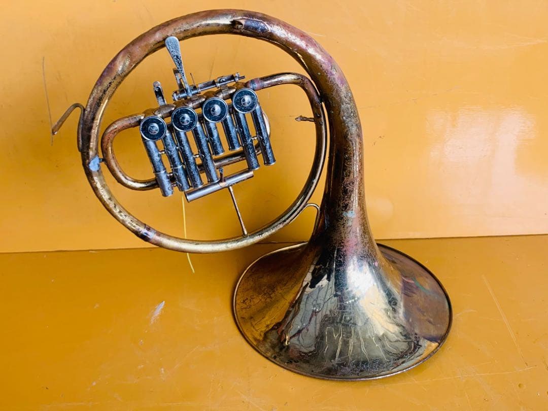 フレンチホルン 4バルブ ゴールド YHR-321