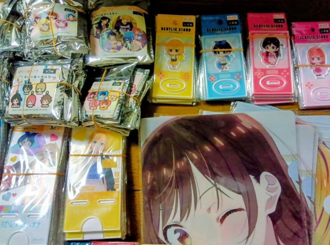 新品 彼女、お借りします グッズ大量セット アクスタクリアファイル バラ売り☓