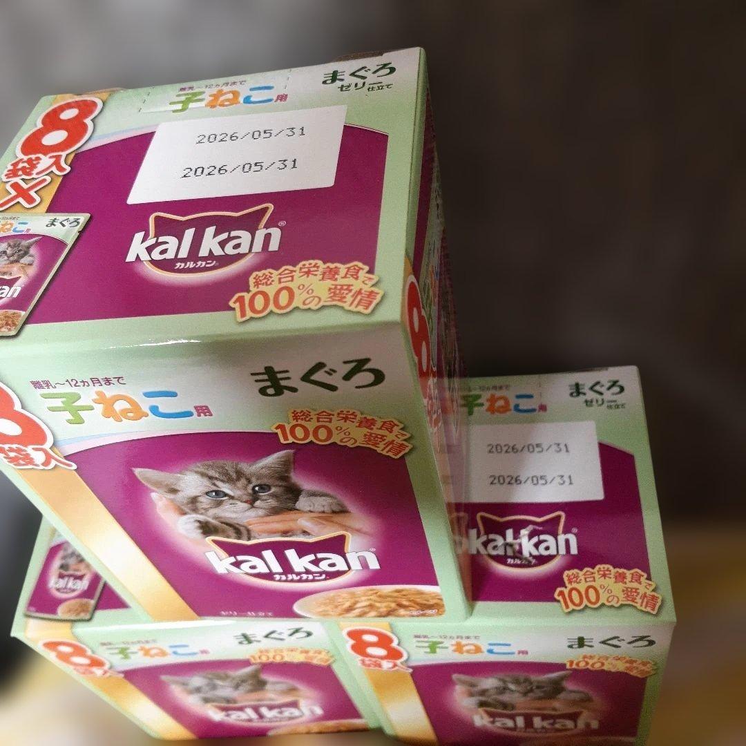 カルカンパウチ二種類70g×72袋.銀のスプーン12袋.felix12袋