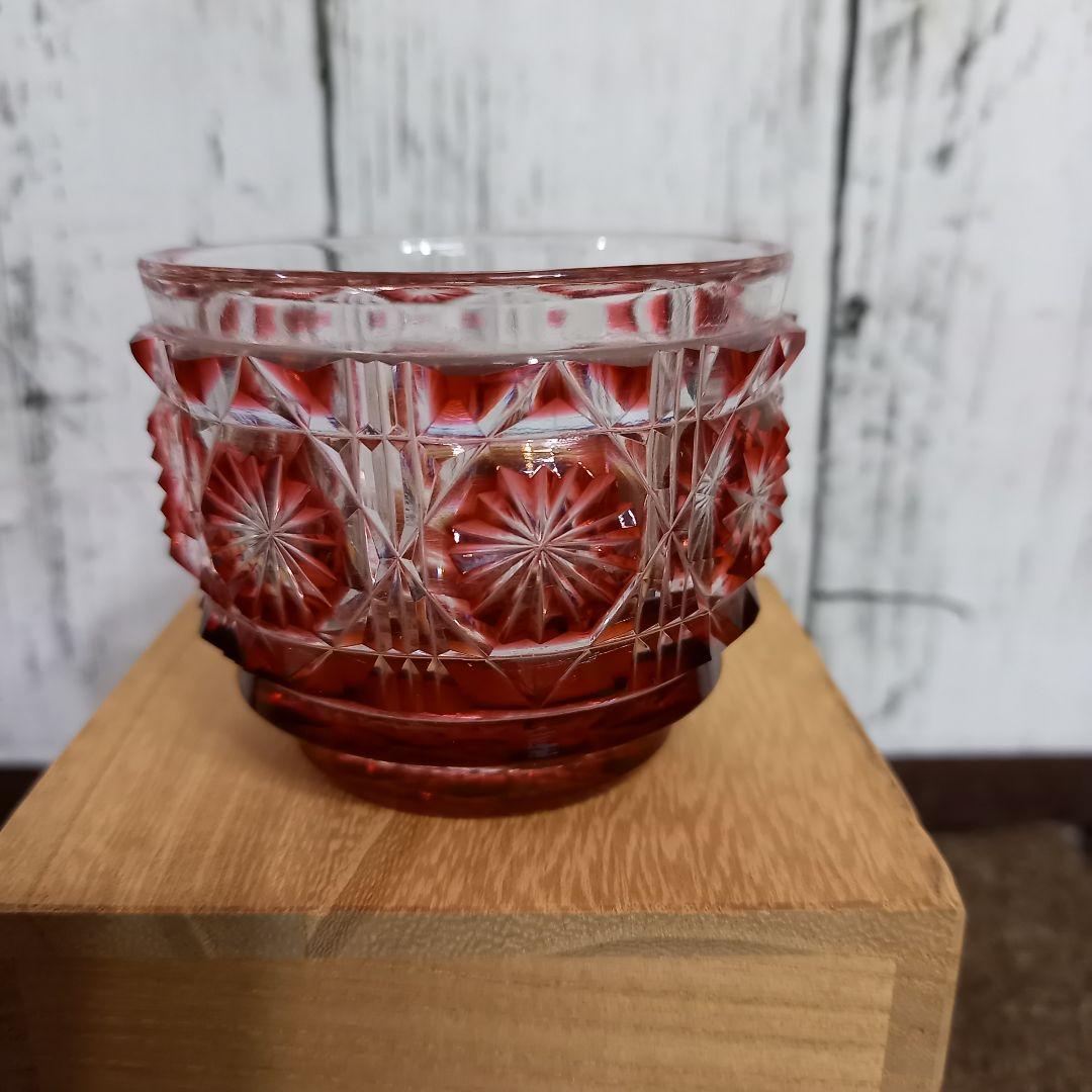 未使用品 復元 島津薩摩切子 切子猪口 尚古集成館　監修