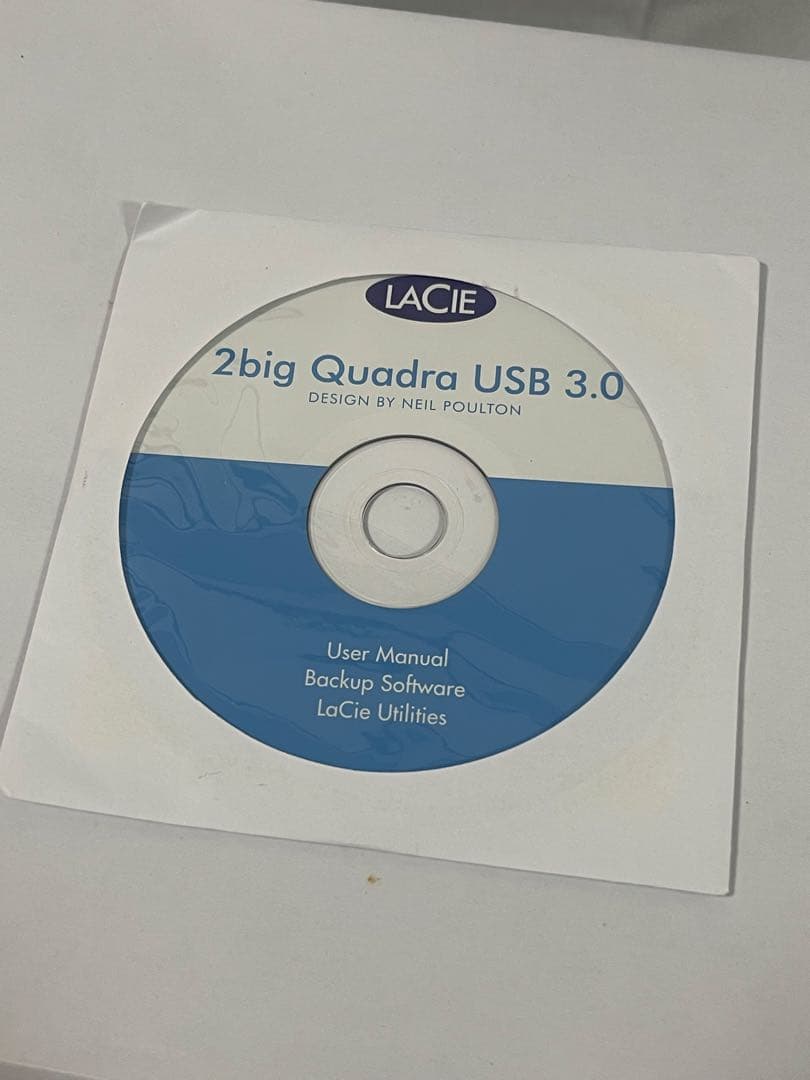 外付けハードディスク・ドライブ LACIE 8TB 2big quadra USB3.0