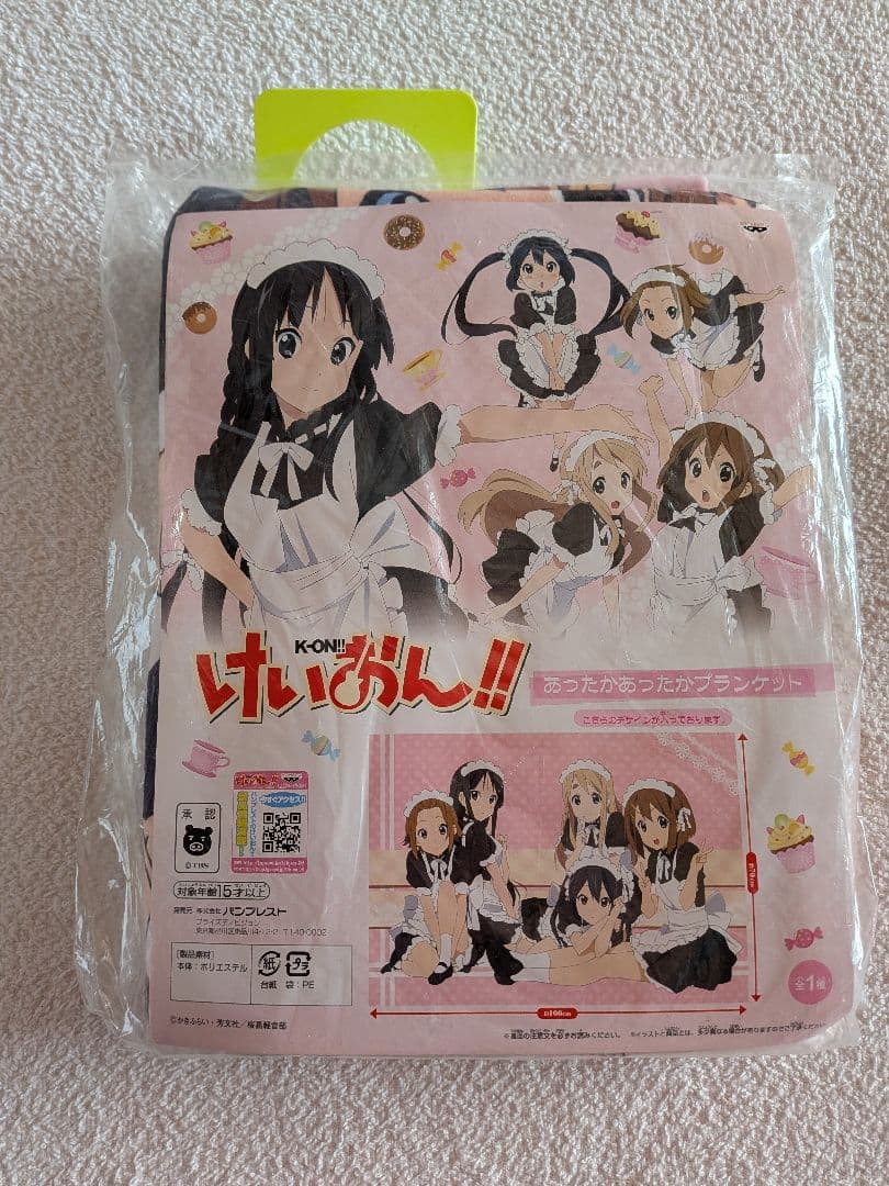 けいおん!! ブランケット 未開封　新品　約70✕100cm