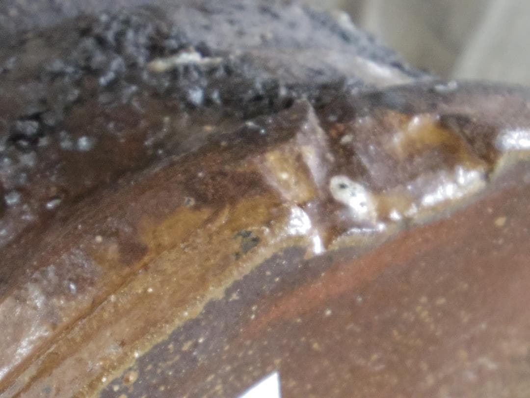 入手困難★ジェフ・シャピロ【師：伊勢崎淳】焼き締め扁壺★共箱★ニューヨーク