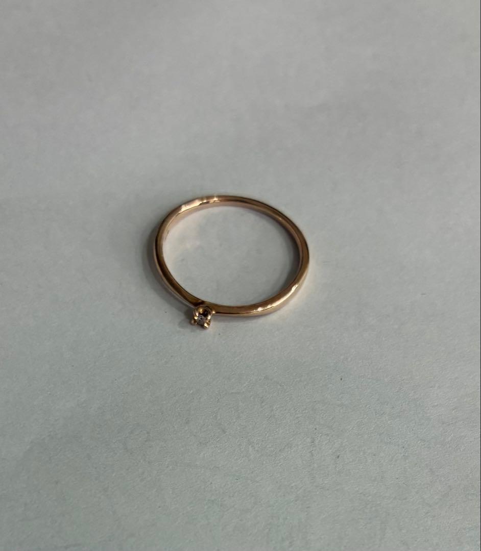 apete k10 ゴールド　ダイヤモンドリング
