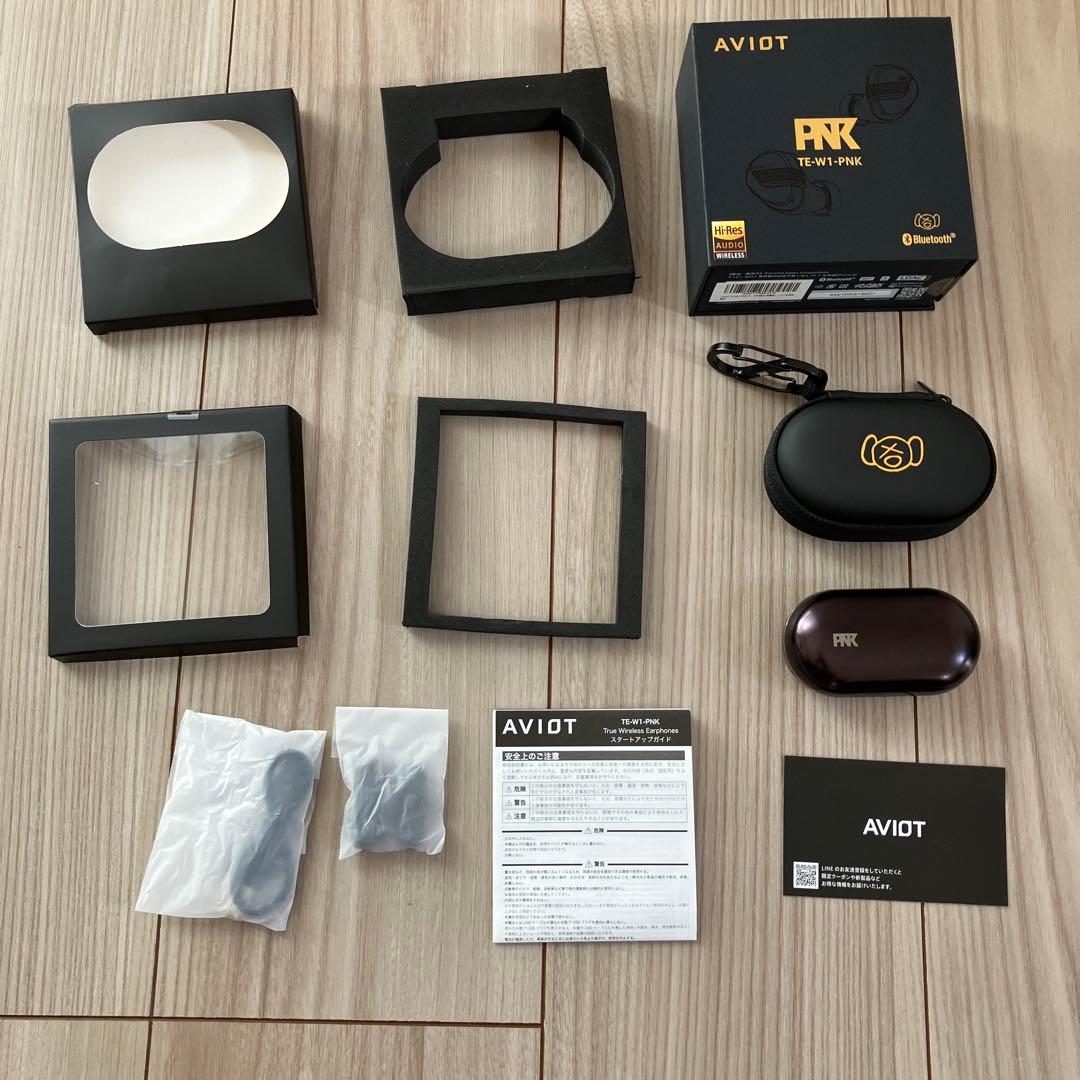 AVIO T TE-W1-PNK ワイヤレスイヤホン