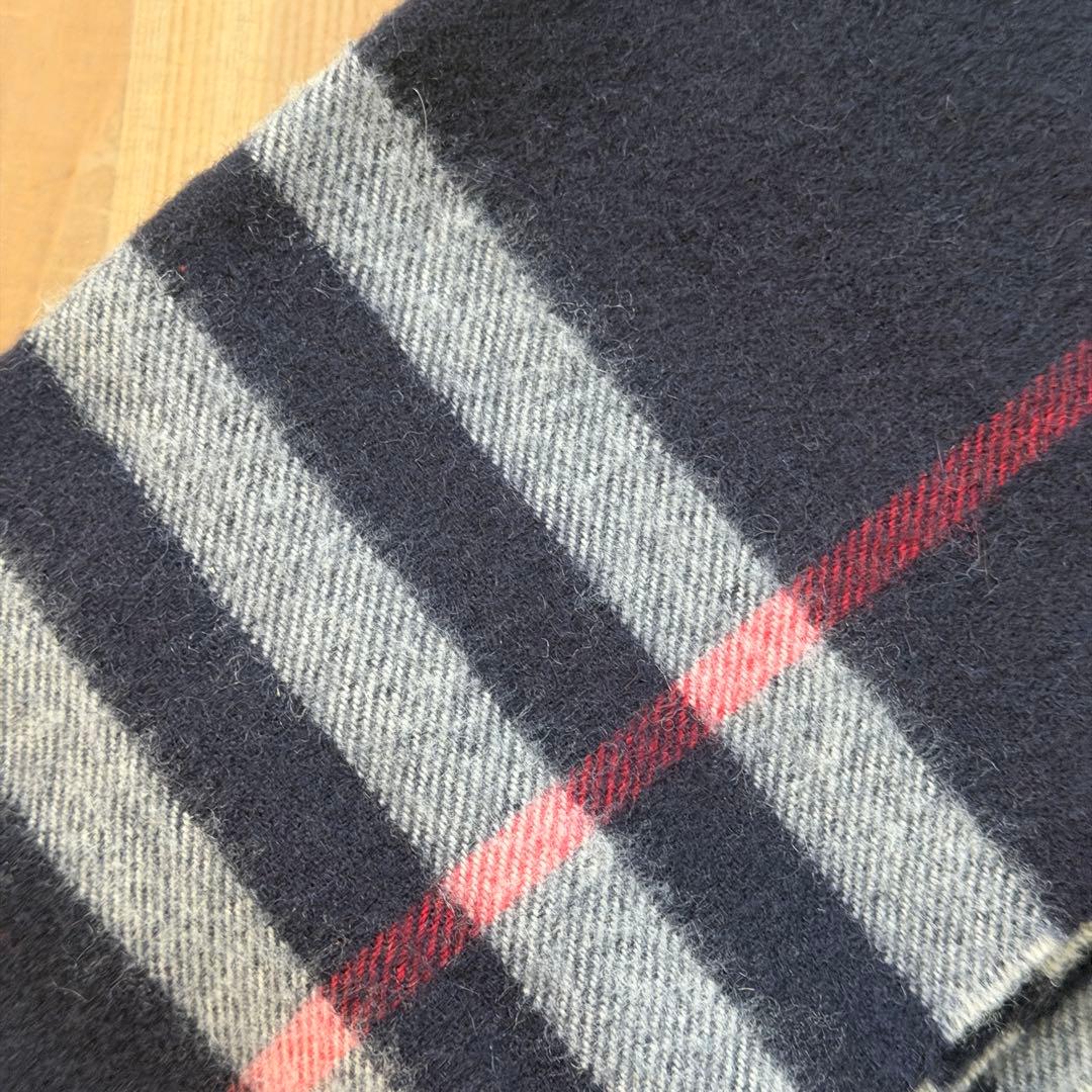 BURBERRY カシミア チェック柄 マフラー