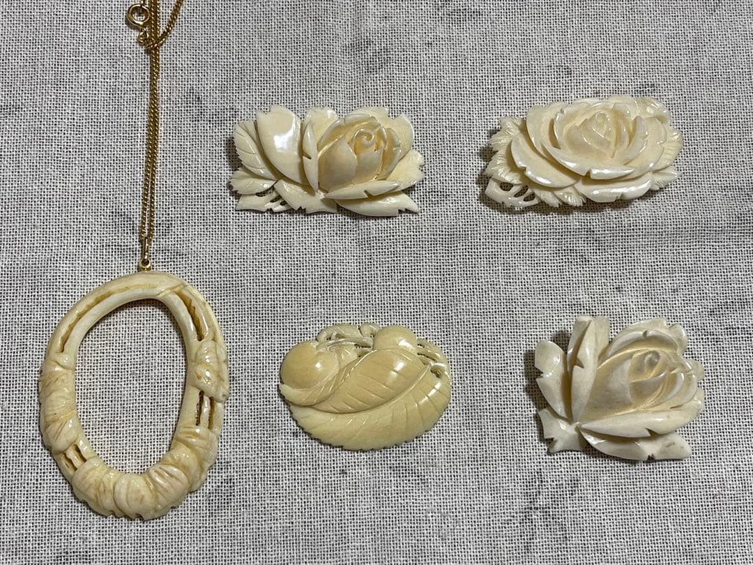 鯨の歯 クジラ 5点まとめ売り