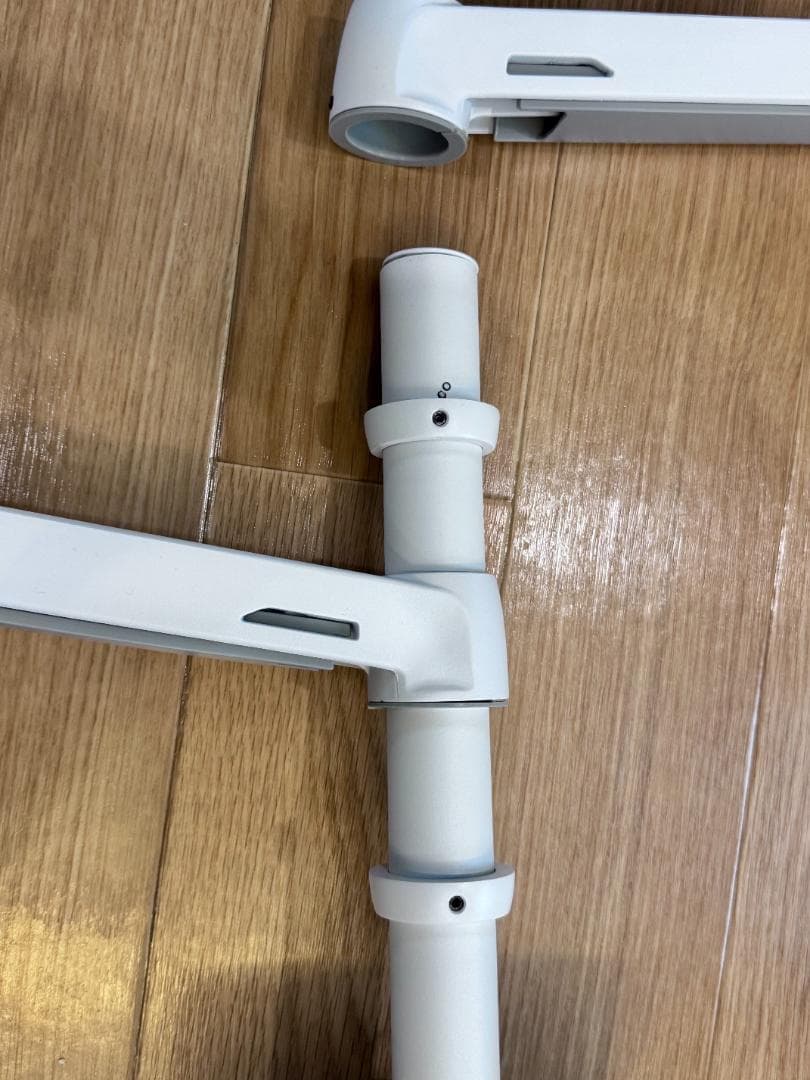 工*藤様 Ergotron LX Dual Stacking Arm ホワイト