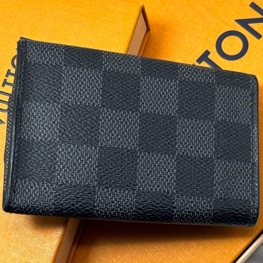 良品 ルイヴィトン ダミエグラフィット ミュルティクレ6 キーケース 鍵 6連