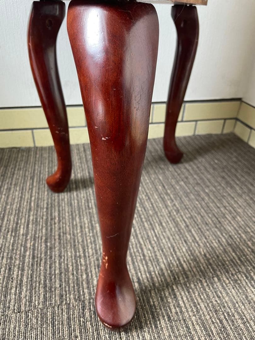 アンティーク ジュエリーチェスト 4段 猫脚 半円