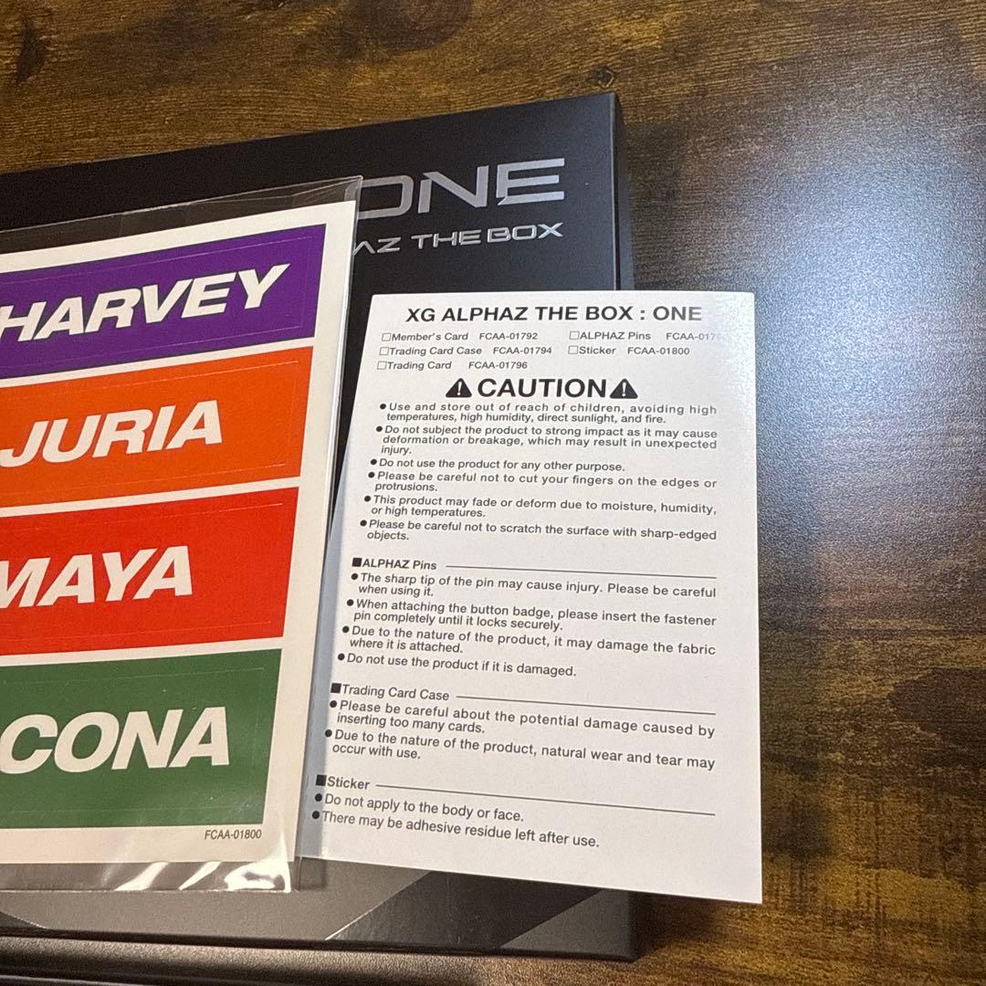新品XG ALPHAZ PREMIUM THE BOX ONE
