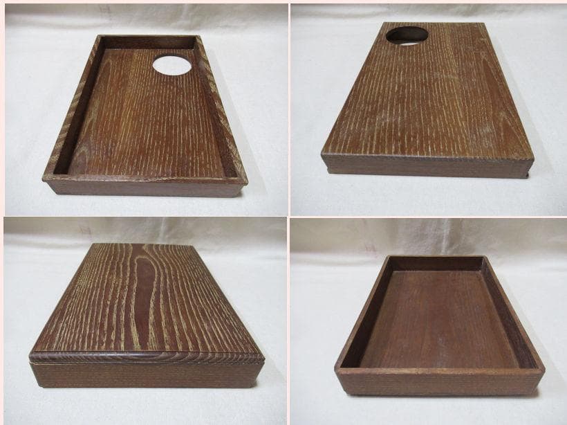 茶道具　桑製茶箱　中の道具皆揃い