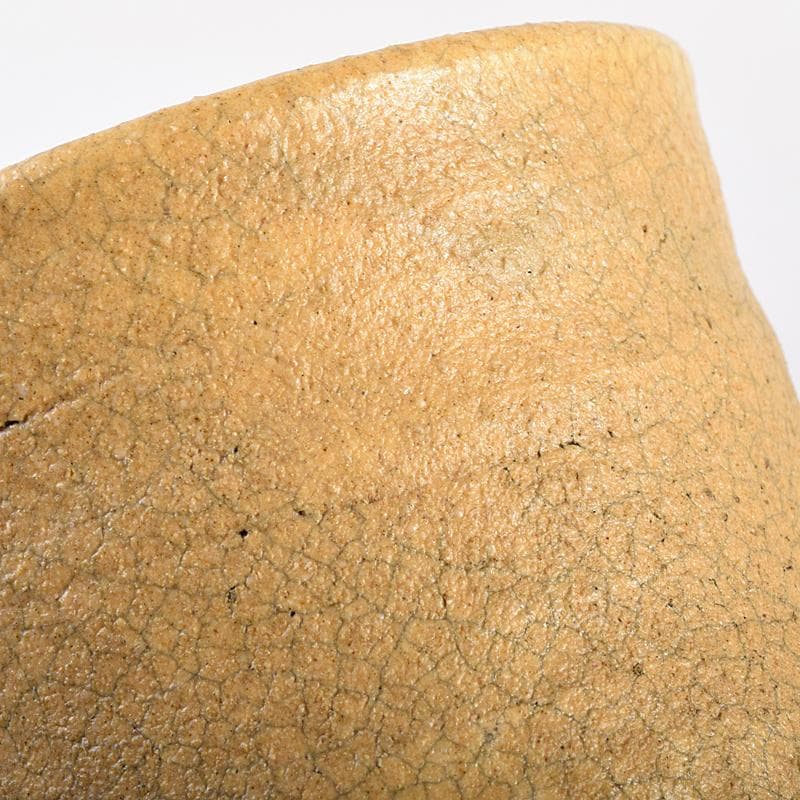 北大路魯山人作　黄瀬戸　ぐい呑　共箱　D　R7691