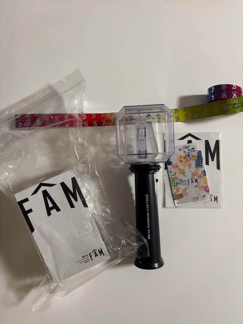 timelesz FAM ペンライト ステッカー付き
