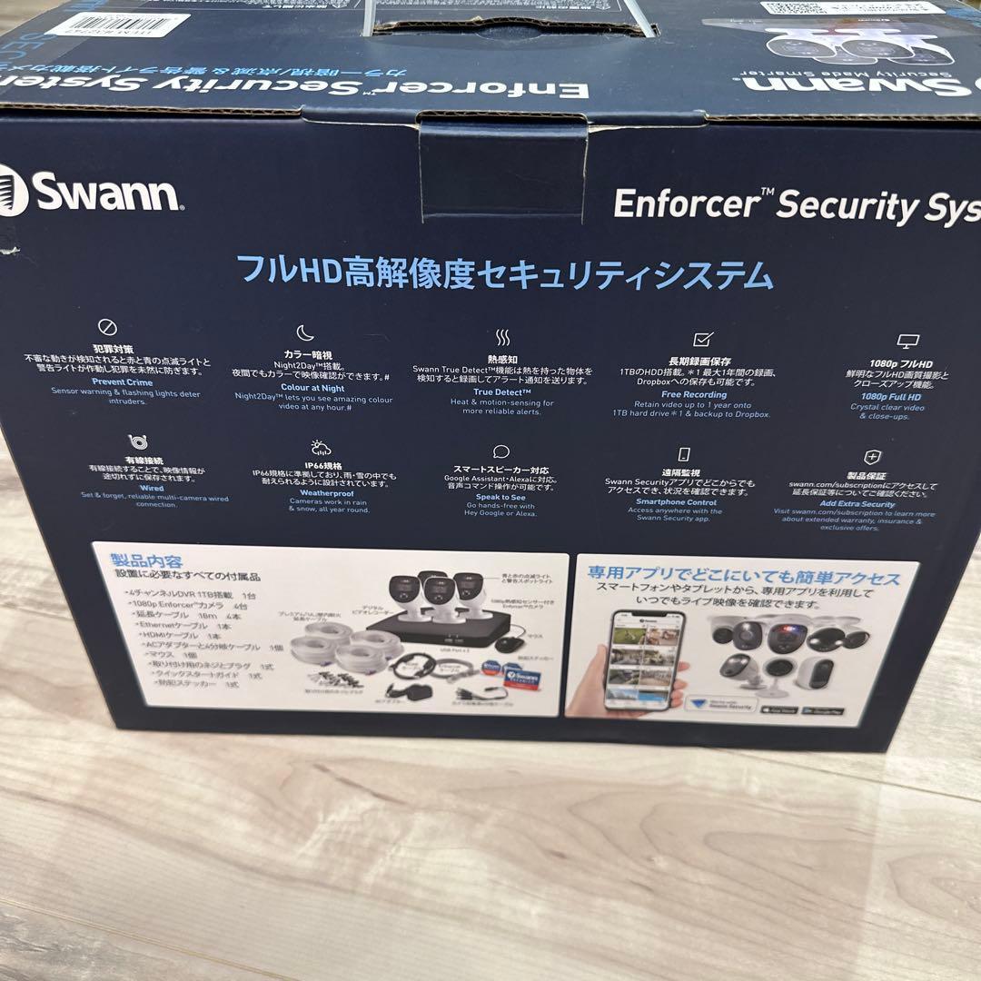 新品　Swann Enforcer Security System 4台カメラ