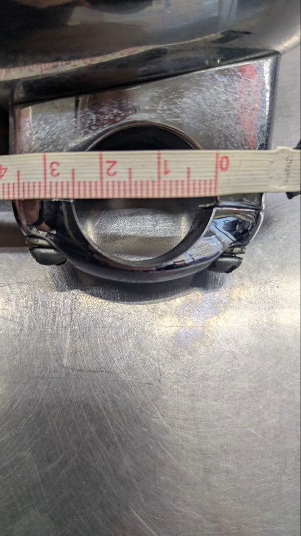 バイク用　1インチパイプクランプ　アナログ時計　ヴィンテージ　ハーレー