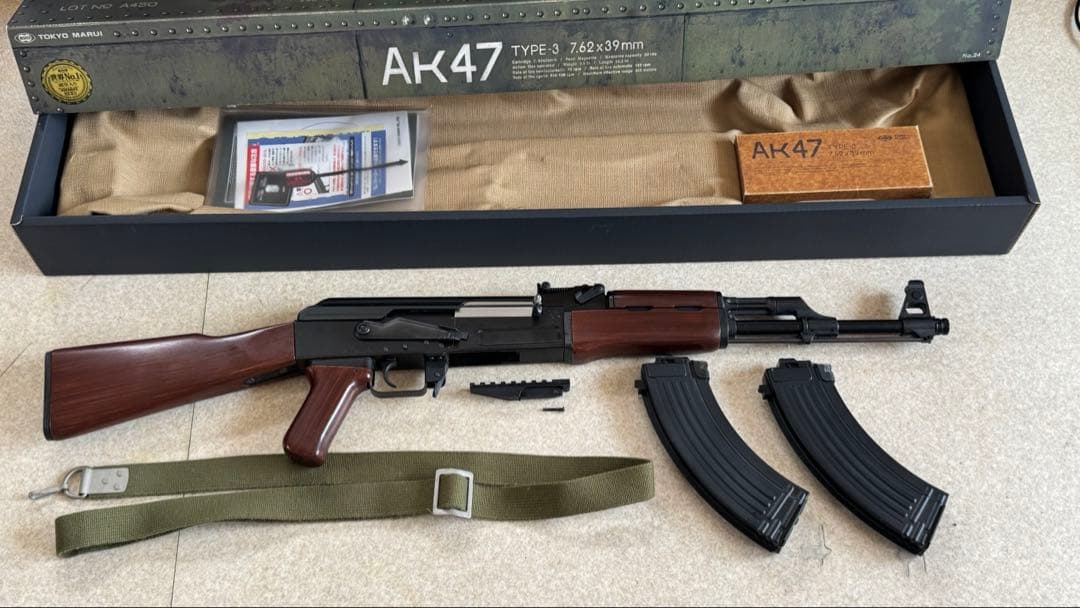 東京マルイ 次世代電動ガン AK47 箱あり マガジン2個+α