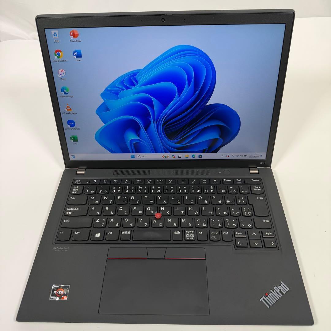 Windowsノート本体 Lenovo ThinkPad X13 Gen2 Ryzen5 8g 256g