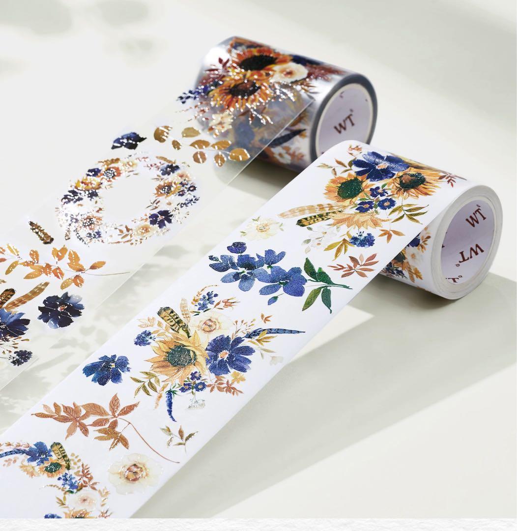 ⭐️SALE⭐️WT《夜的向日葵》海外マスキングテープ マステ 【2713】