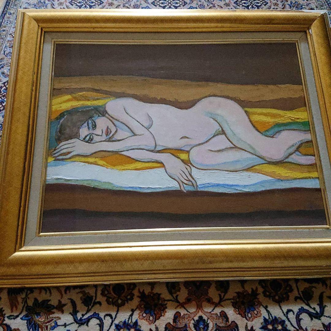 斎藤求　裸婦　絵画