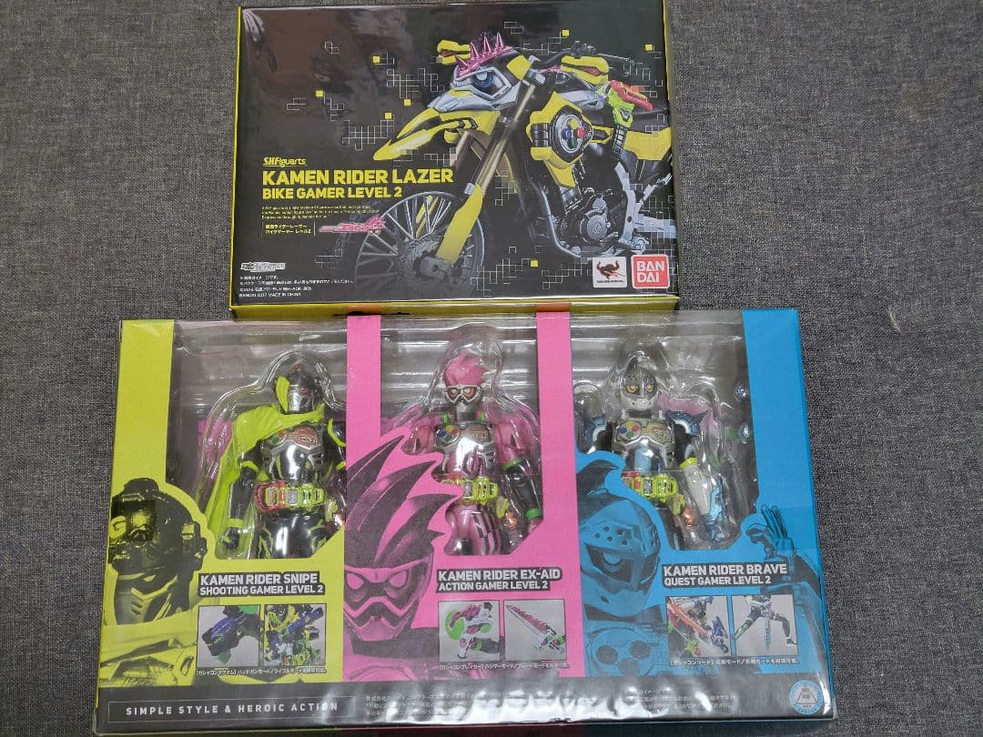 S.H.Figuarts 仮面ライダーエグゼイド ビギニングセット&レーザー