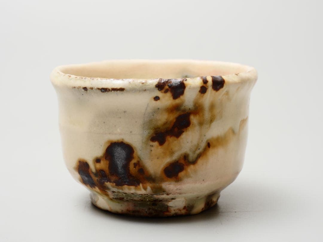 吉良々窯 加藤克也作 粉引 ぐい吞 共箱 酒器