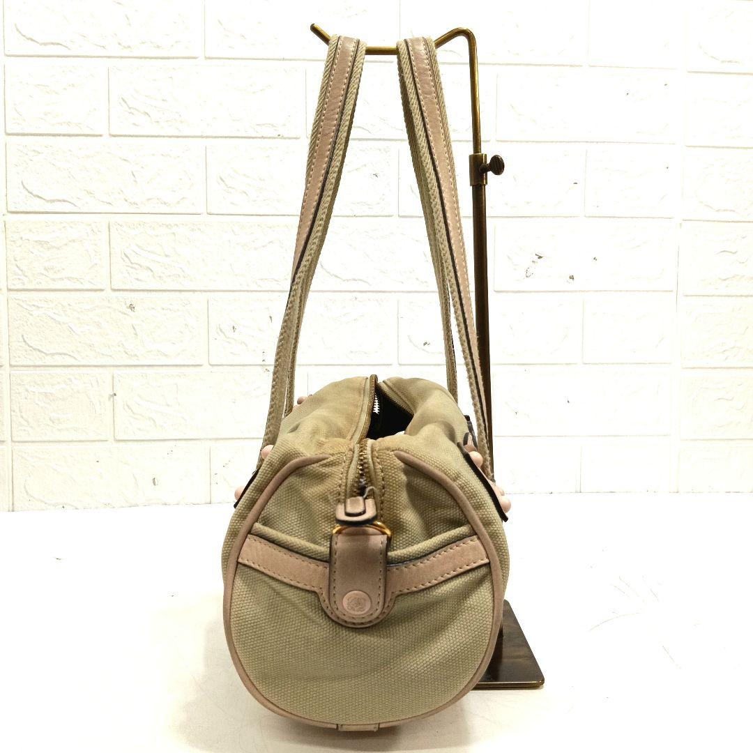 LOEWE ベージュ キャンバス ショルダーバッグ 上273
