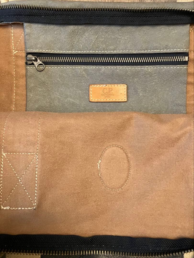 旅行かばん・小分けバッグ Cp Compony leather boston bag