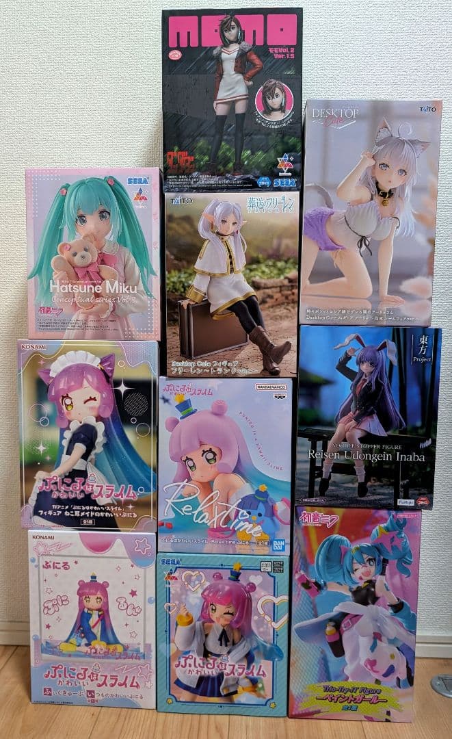 【アーリャ（猫耳）/ぷにる他】プライズフィギュア10体セットまとめ売り