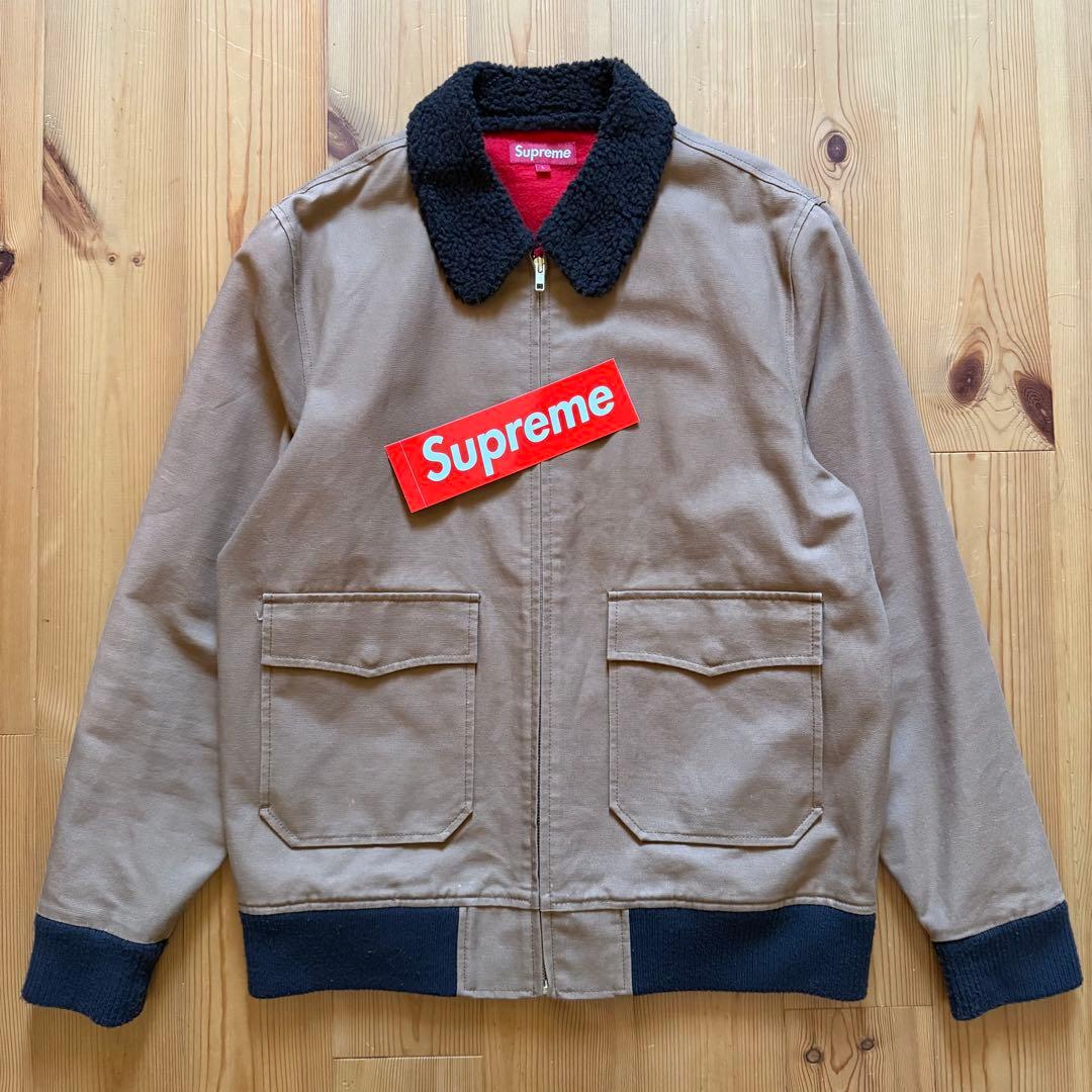 Supreme ボア襟 ブラウンジャケット L Bomber Jacket