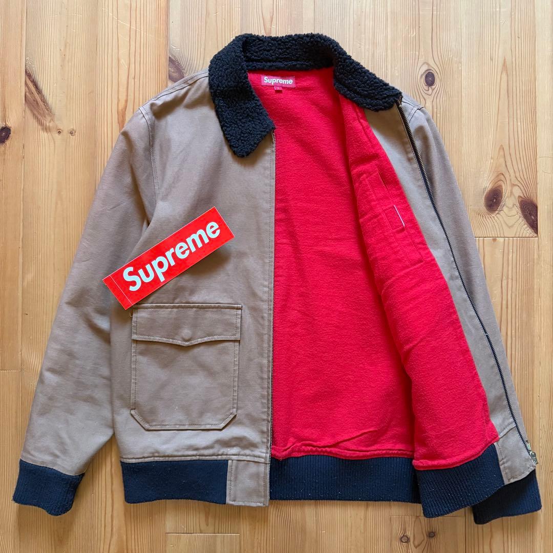 Supreme ボア襟 ブラウンジャケット L Bomber Jacket