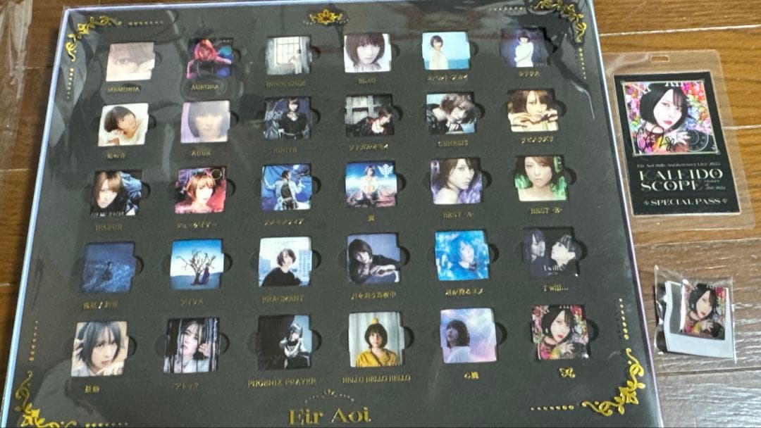 藍井エイルジャケット柄ピンズフルセットおまけ付き