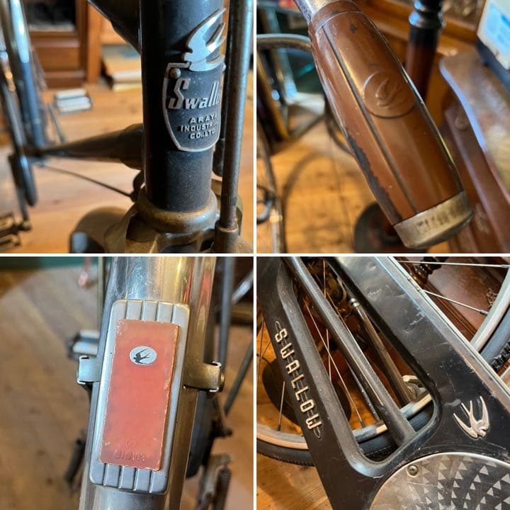 レア 希少 ツバメ 自転車 スワロー 昭和レトロ アンティーク 当時物