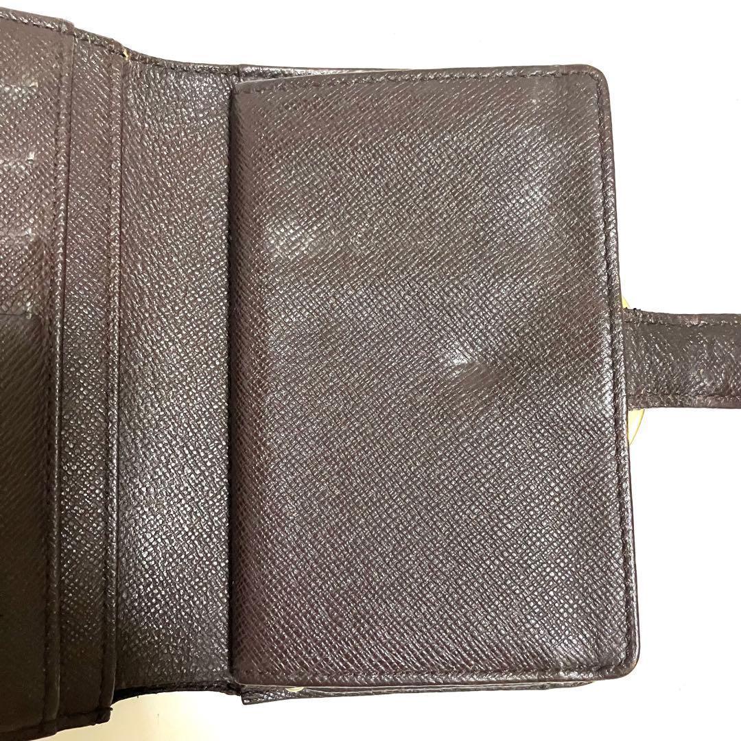 ルイヴィトン ダミエ がま口財布 二つ折り財布 ポルトフォイユ ヴィエノワ