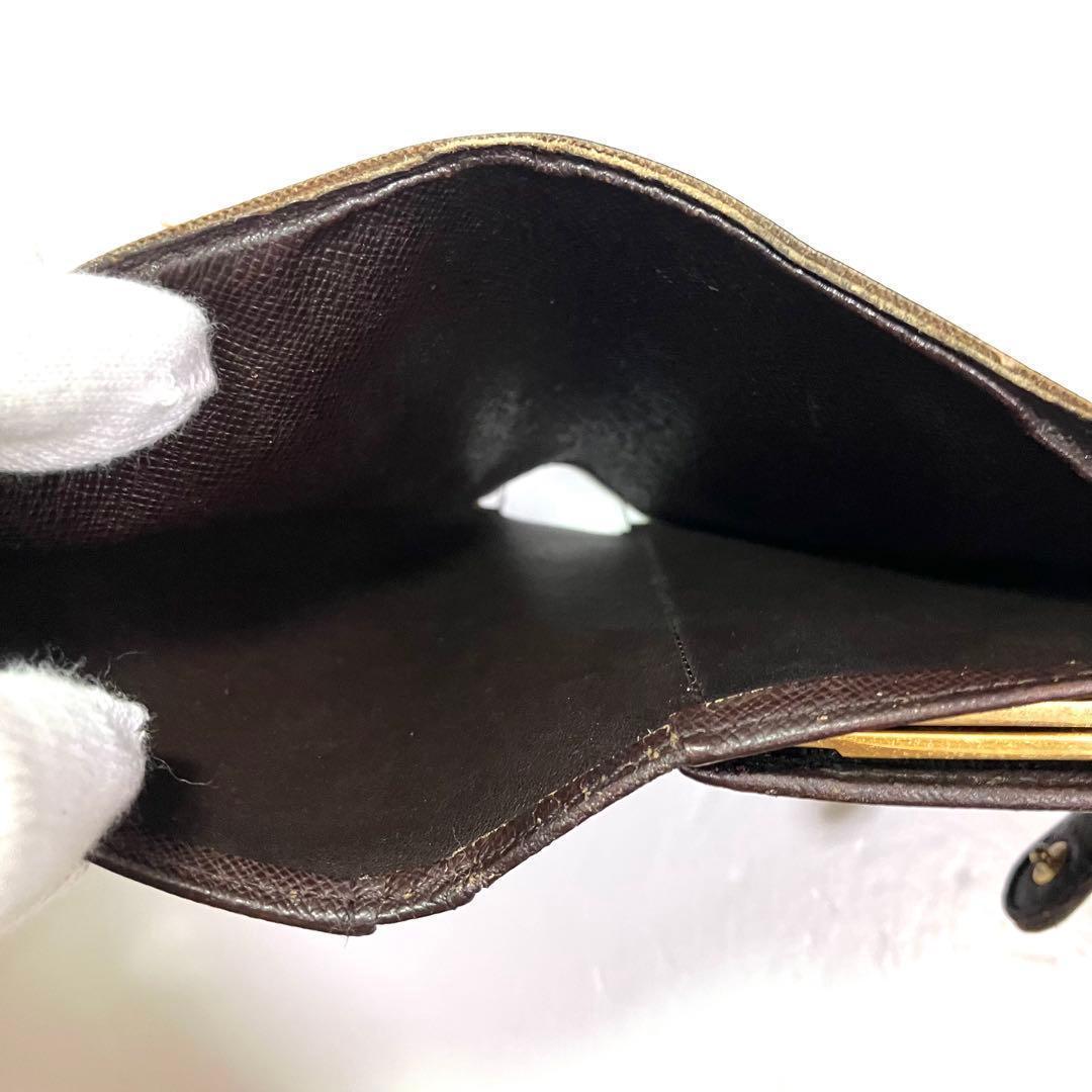 ルイヴィトン ダミエ がま口財布 二つ折り財布 ポルトフォイユ ヴィエノワ