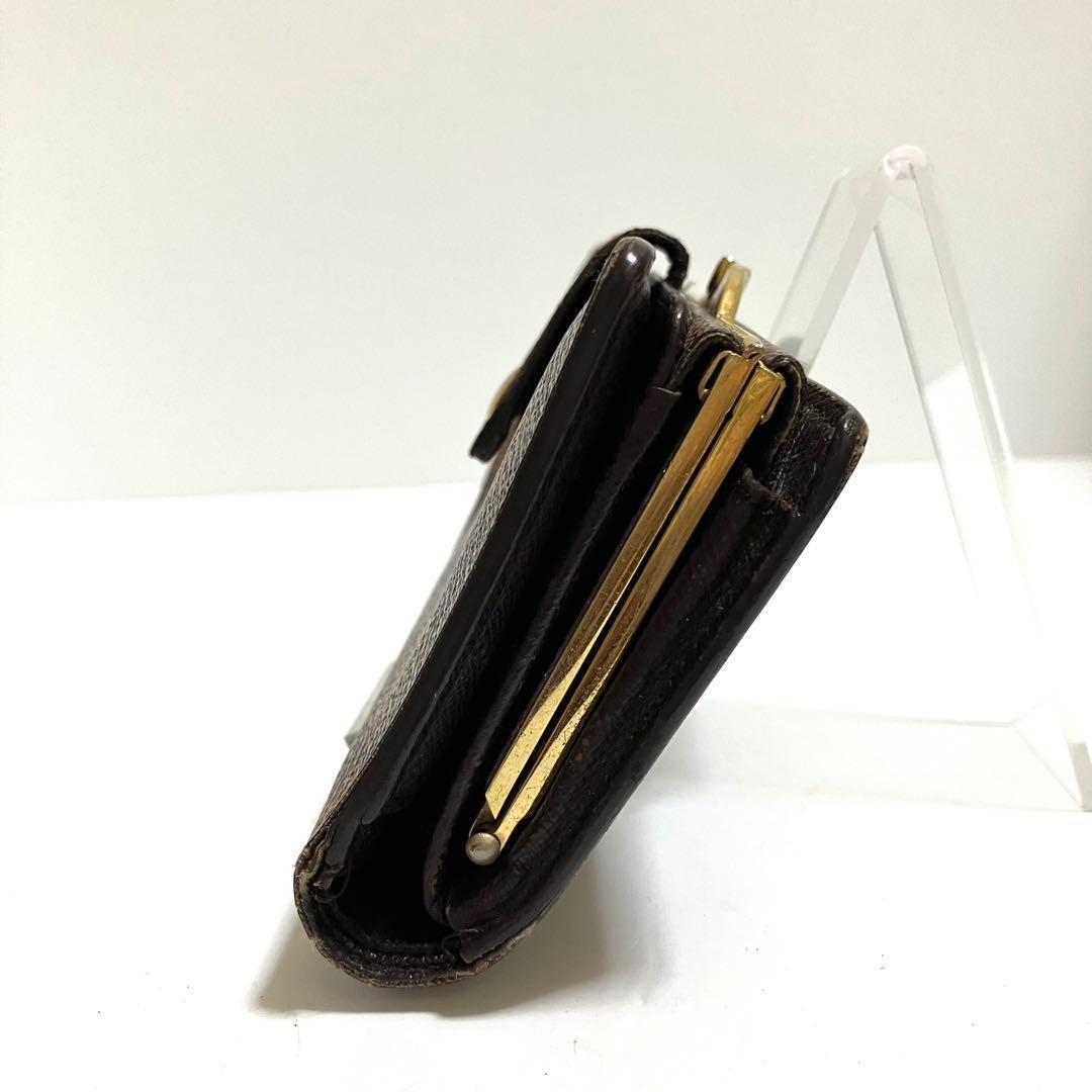 ルイヴィトン ダミエ がま口財布 二つ折り財布 ポルトフォイユ ヴィエノワ