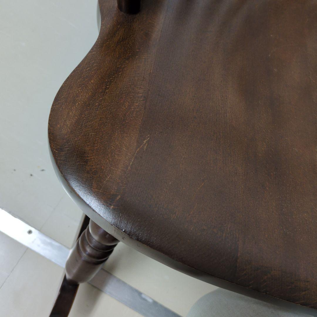 木製ロッキングチェア ダークブラウン