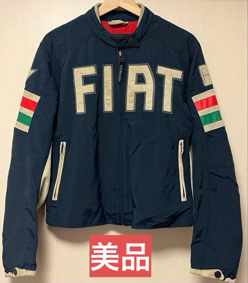 ハイドロゲン　ライダースジャケット FIAT ネイビー 46
