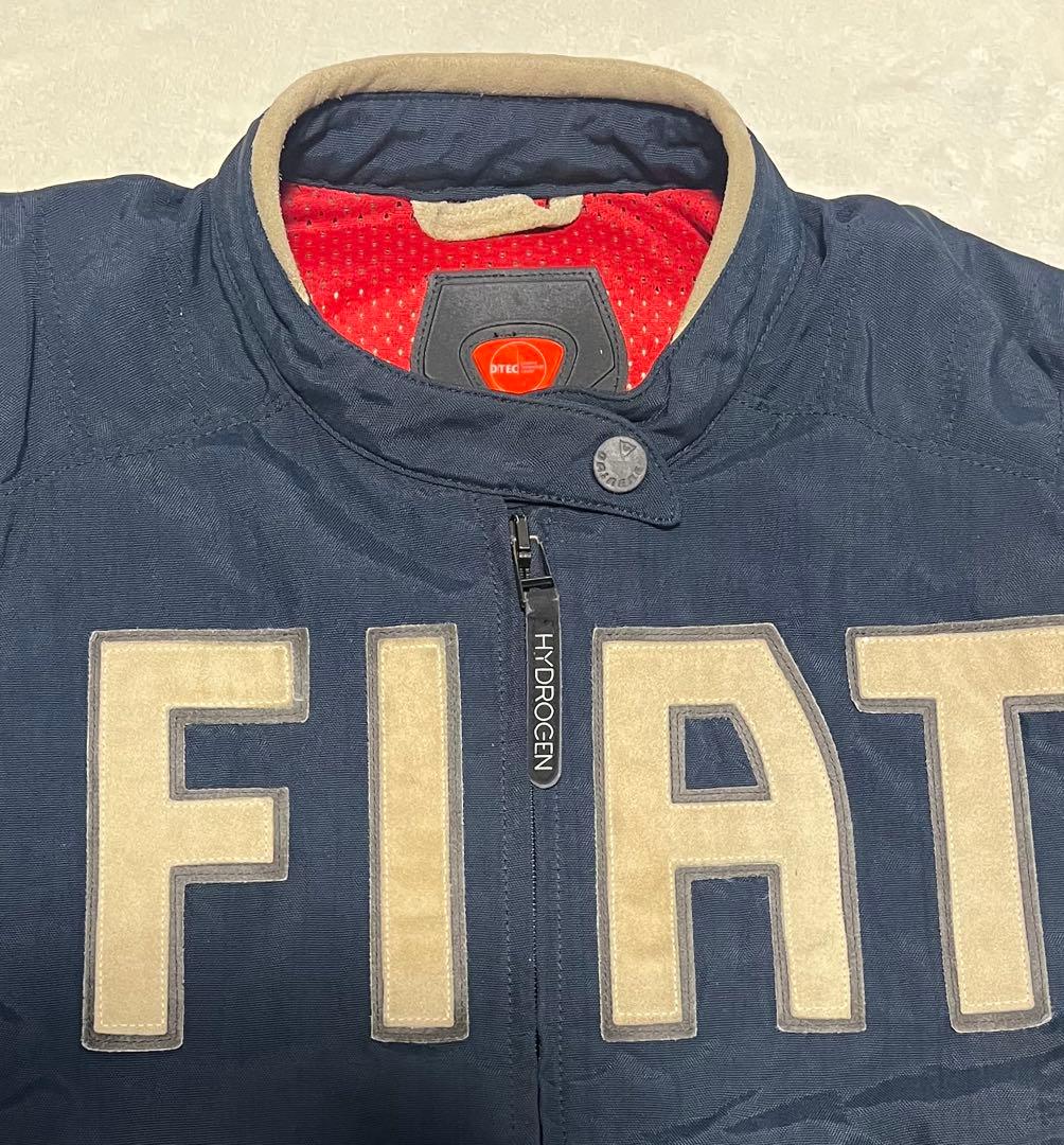 ハイドロゲン　ライダースジャケット FIAT ネイビー 46