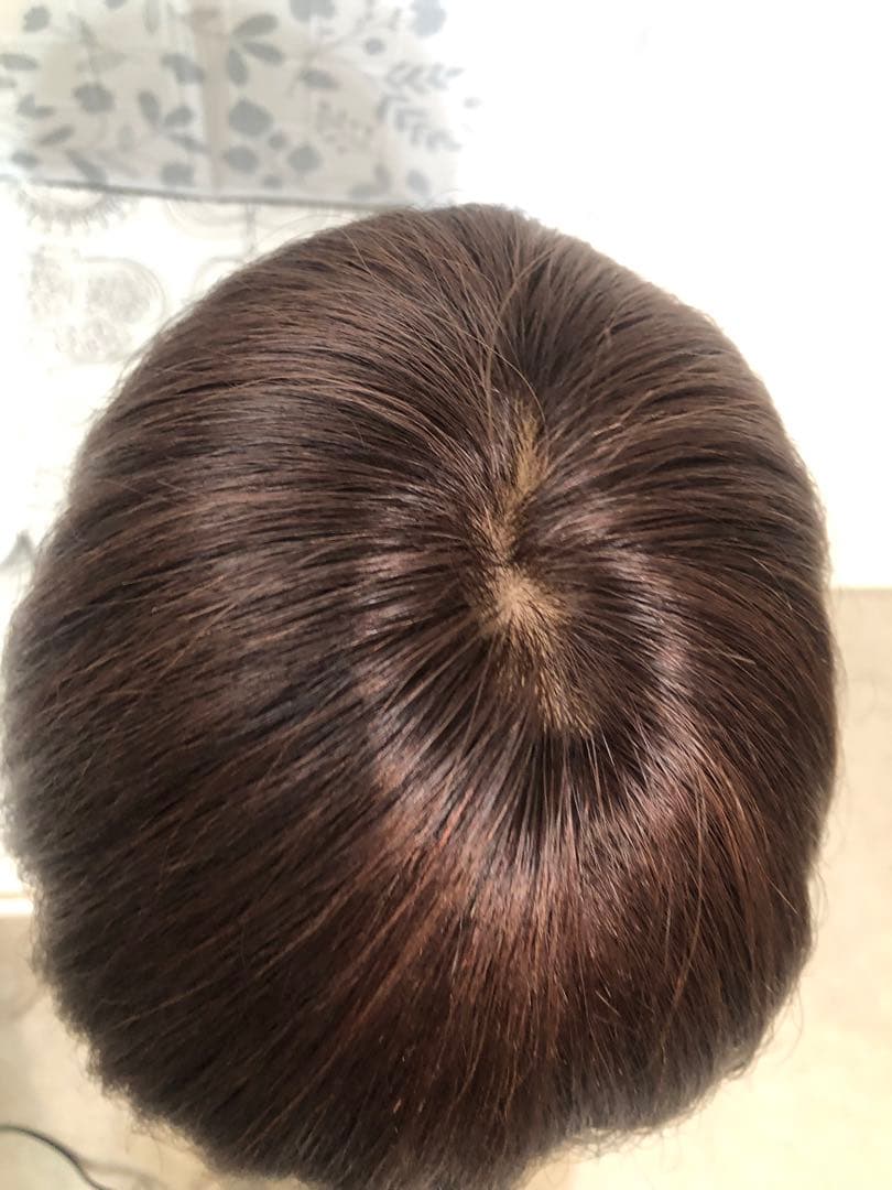 人毛100% ショートボブ ダークブラウン　未使用