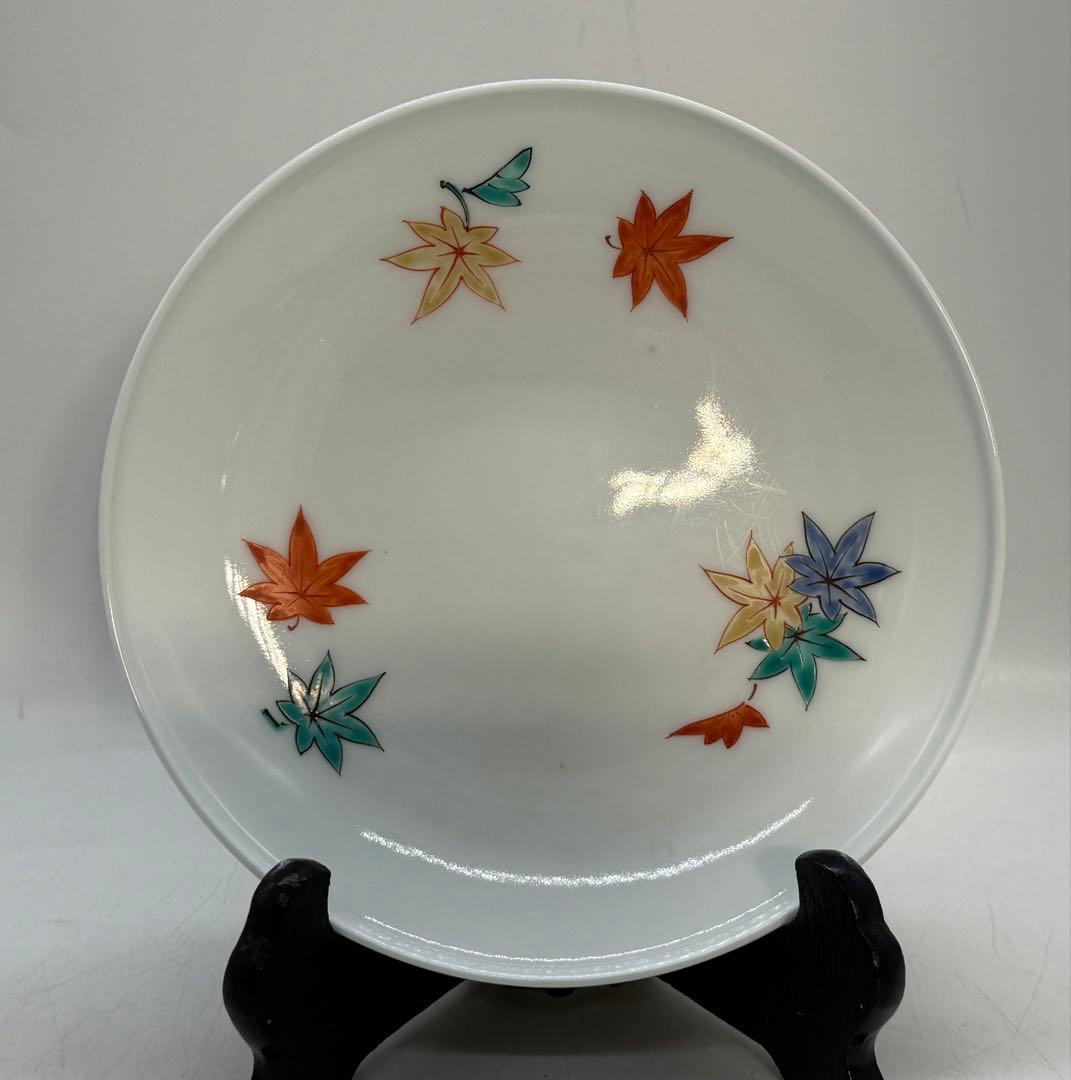 柿右衛門　14代　紅葉紋　お皿　送料込み251210