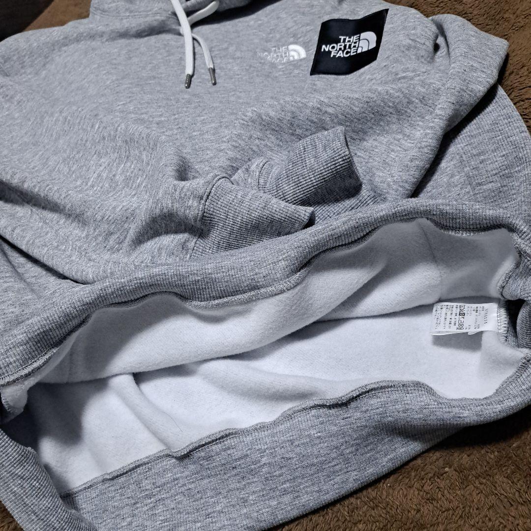 空*ん様 ノースフェイス　パーカー　グレー　 Ｌ　刺繍　THE NORTH FA