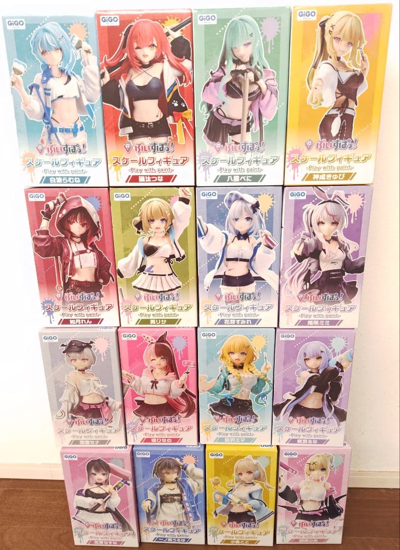 (未開封)GIGO限定 ぶいすぽっ フィギュア vol1〜8 コンプリートセット