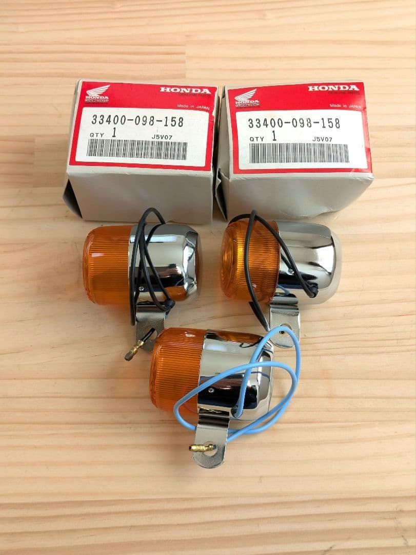 売*。様 ホンダ 純正ウインカー 3個 モンキー Z50A Z50Z 4L