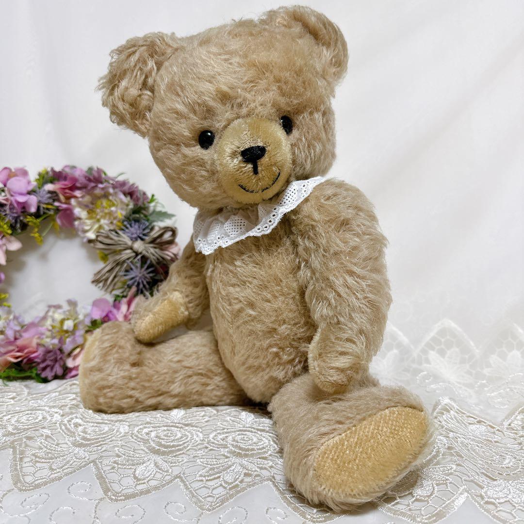 ぽぽ 様✨レア✨❤️にっこり可愛いアンティークベア❤️